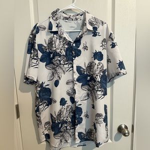 Men's Hawaiian Button Up